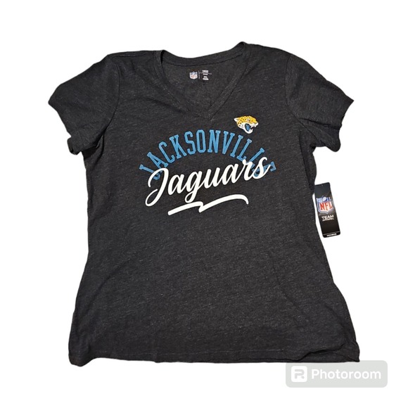 Jacksonville Women Black Nfl Football Team Apparel Jaguars T-Shirt Size 2xl - Picture 8 of 11